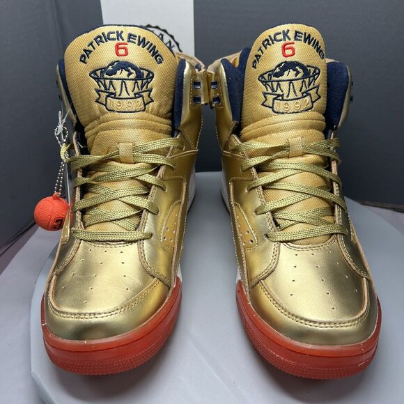 Patrick Ewing Athletic 33 HI OG ‘Gold Medal’ Basketball 1EW90151-732 Men Sz 10.5 main image 12